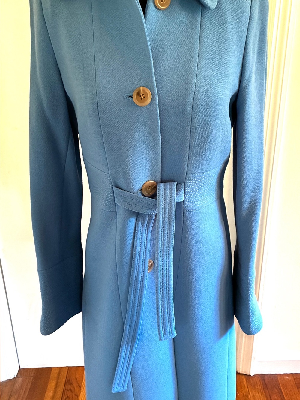 J. Crew tailored sky blue coat size 6/S - Picture 2 of 9